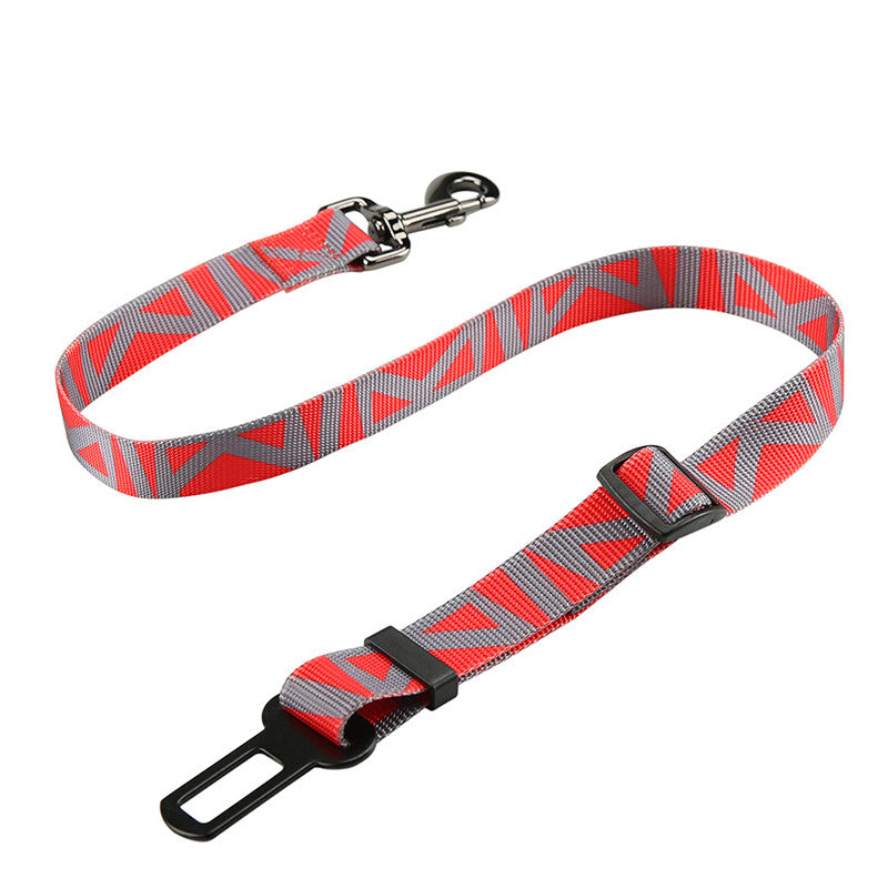 Vibrant Pet Car Seat Belt - Adjustable Safety Clip