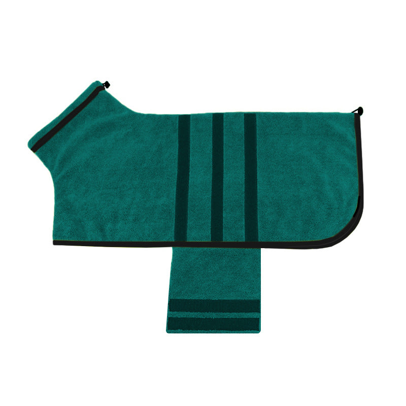 Dog Bathrobe & Towel - Quick Dry, Ultra Absorbent