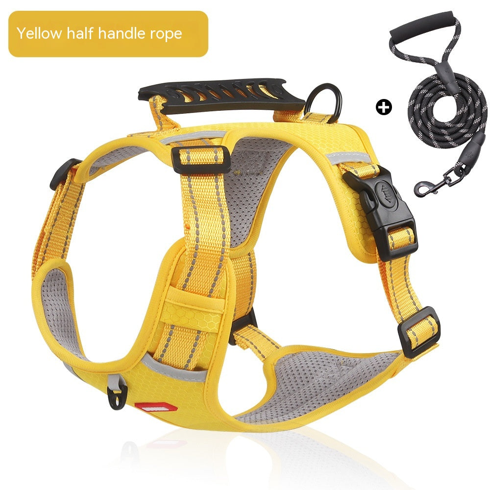 Reflective No-Pull Dog Harness with Control Handle