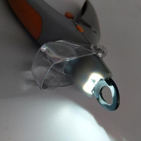 LED Pet Nail Clipper with 5X Magnifier & Nail Catcher