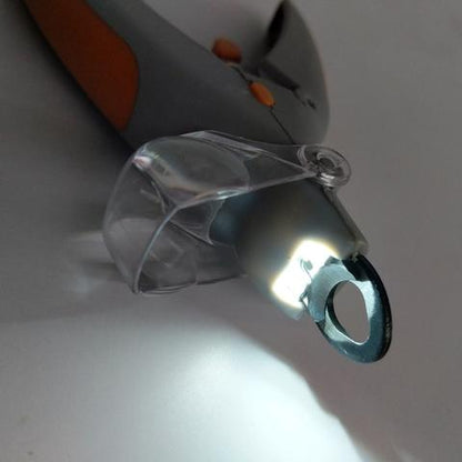 LED Pet Nail Clipper with 5X Magnifier & Nail Catcher