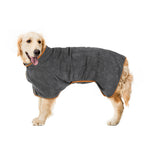 Dog Bathrobe - Ultra Absorbent with Velcro Collar
