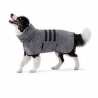 Dog Bathrobe - Ultra Absorbent with Slip-on Collar