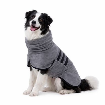 Dog Bathrobe & Towel - Quick Dry, Ultra Absorbent